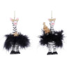 Подвеска на елку зебра 5*4*10 см 2 вида 84552